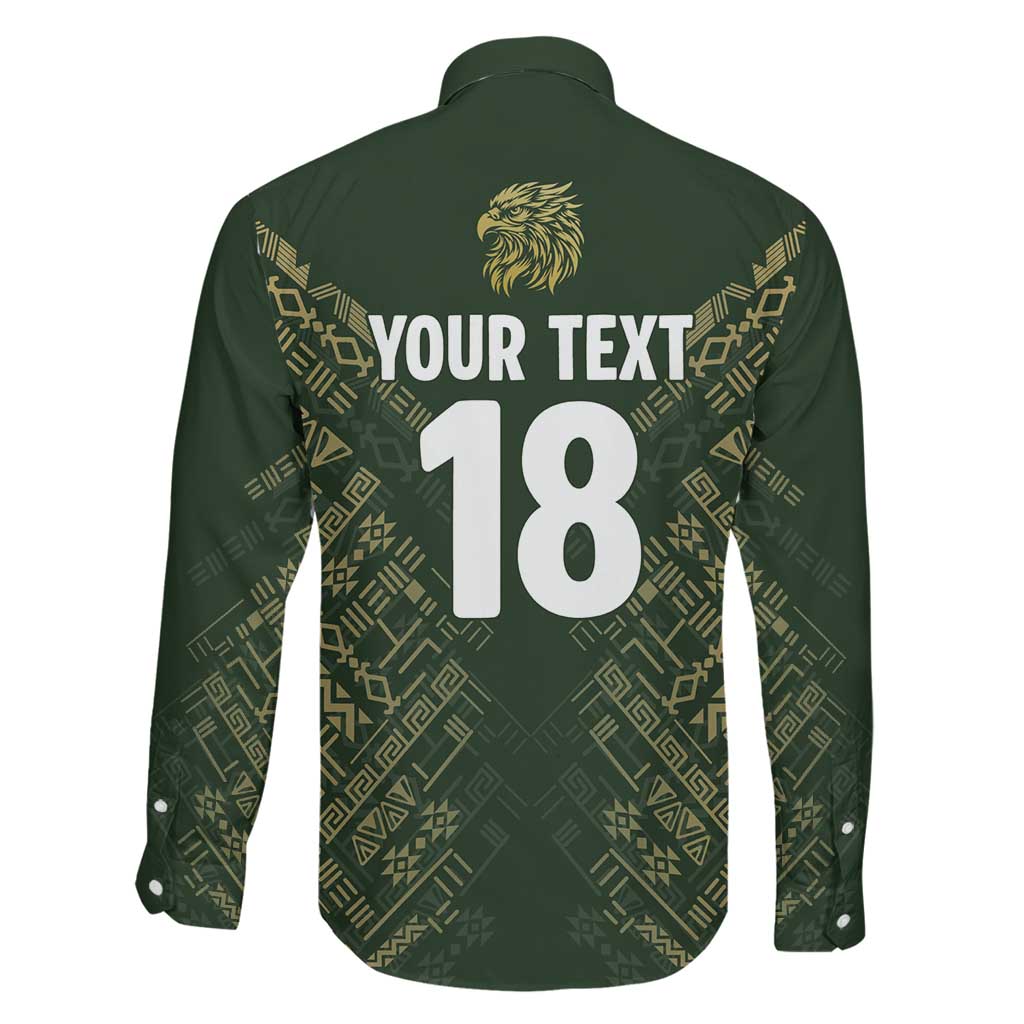 Custom Mexico Football Family Matching Off Shoulder Maxi Dress and Hawaiian Shirt Aztec Pattern Eagle - Wonder Print Shop