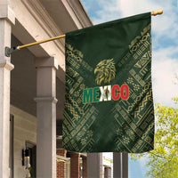 Mexico Football Garden Flag Aztec Pattern Eagle - Wonder Print Shop