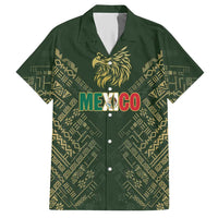 Custom Mexico Football Hawaiian Shirt Aztec Pattern Eagle - Wonder Print Shop
