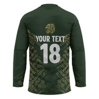 Custom Mexico Football Hockey Jersey Aztec Pattern Eagle - Wonder Print Shop