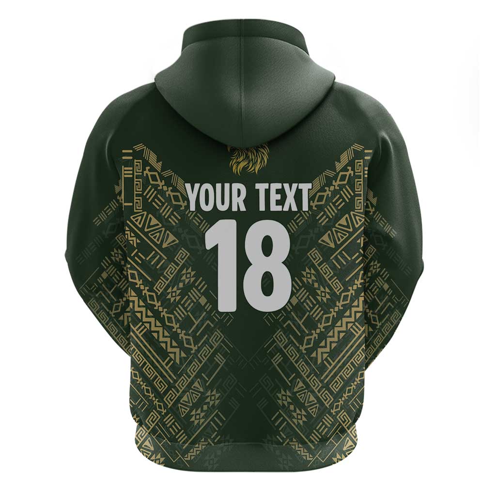 Custom Mexico Football Hoodie Aztec Pattern Eagle - Wonder Print Shop