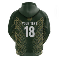 Custom Mexico Football Hoodie Aztec Pattern Eagle - Wonder Print Shop