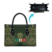 Mexico Football Leather Bag Aztec Pattern Eagle - Wonder Print Shop
