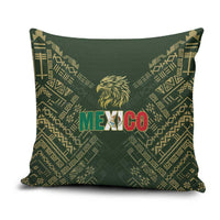 Mexico Football Pillow Cover Aztec Pattern Eagle - Wonder Print Shop