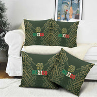 Mexico Football Pillow Cover Aztec Pattern Eagle - Wonder Print Shop