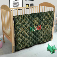 Mexico Football Quilt Aztec Pattern Eagle - Wonder Print Shop