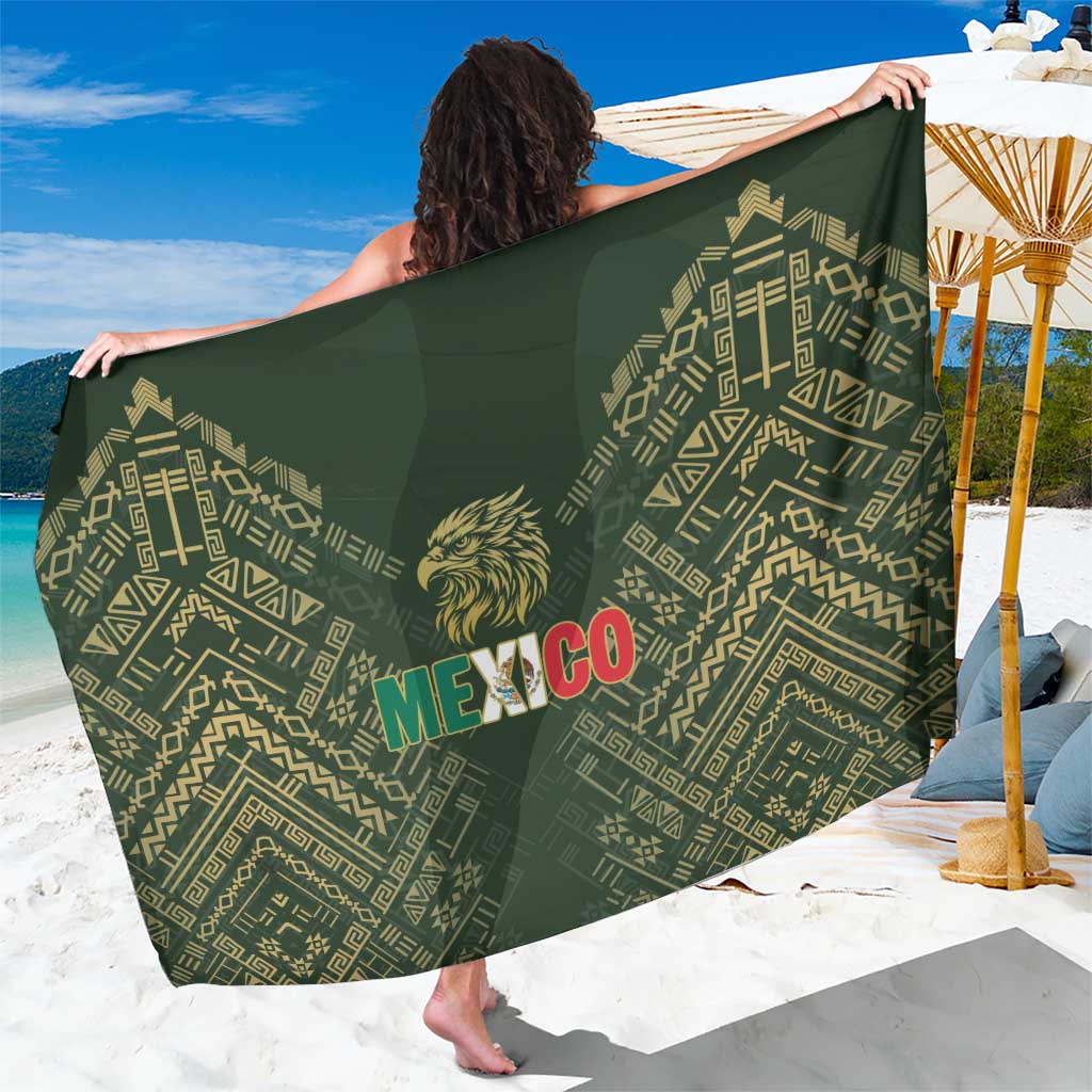 Mexico Football Sarong Aztec Pattern Eagle - Wonder Print Shop