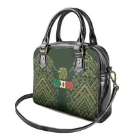 Mexico Football Shoulder Handbag Aztec Pattern Eagle - Wonder Print Shop