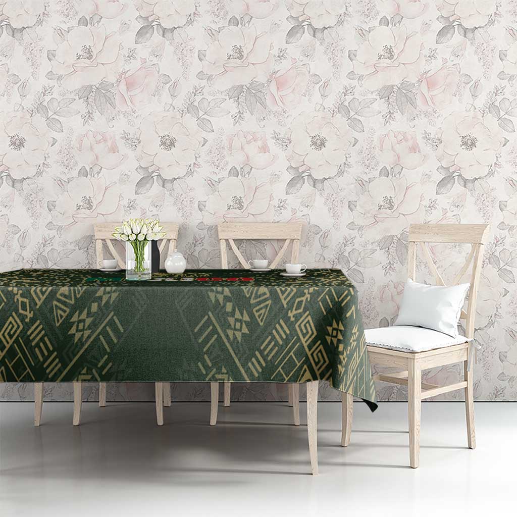 Mexico Football Tablecloth Aztec Pattern Eagle - Wonder Print Shop