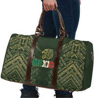 Mexico Football Travel Bag Aztec Pattern Eagle - Wonder Print Shop