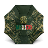 Mexico Football Umbrella Aztec Pattern Eagle - Wonder Print Shop