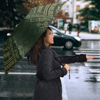 Mexico Football Umbrella Aztec Pattern Eagle - Wonder Print Shop