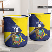 Ecuador Football Custom Laundry Basket Road To World Cup 2026 - Wonder Print Shop