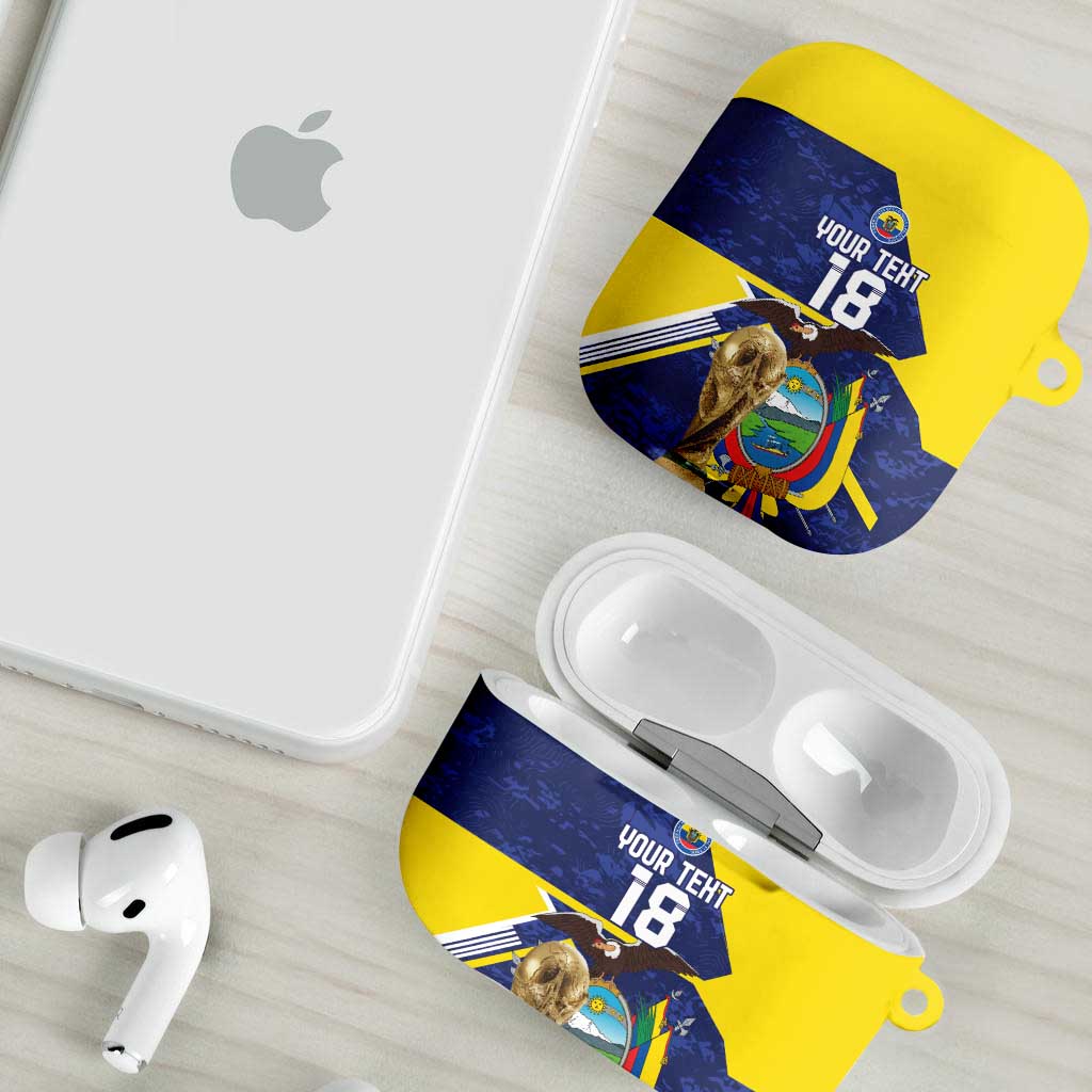 Ecuador Football Custom AirPods Case Road To World Cup 2026 - Wonder Print Shop