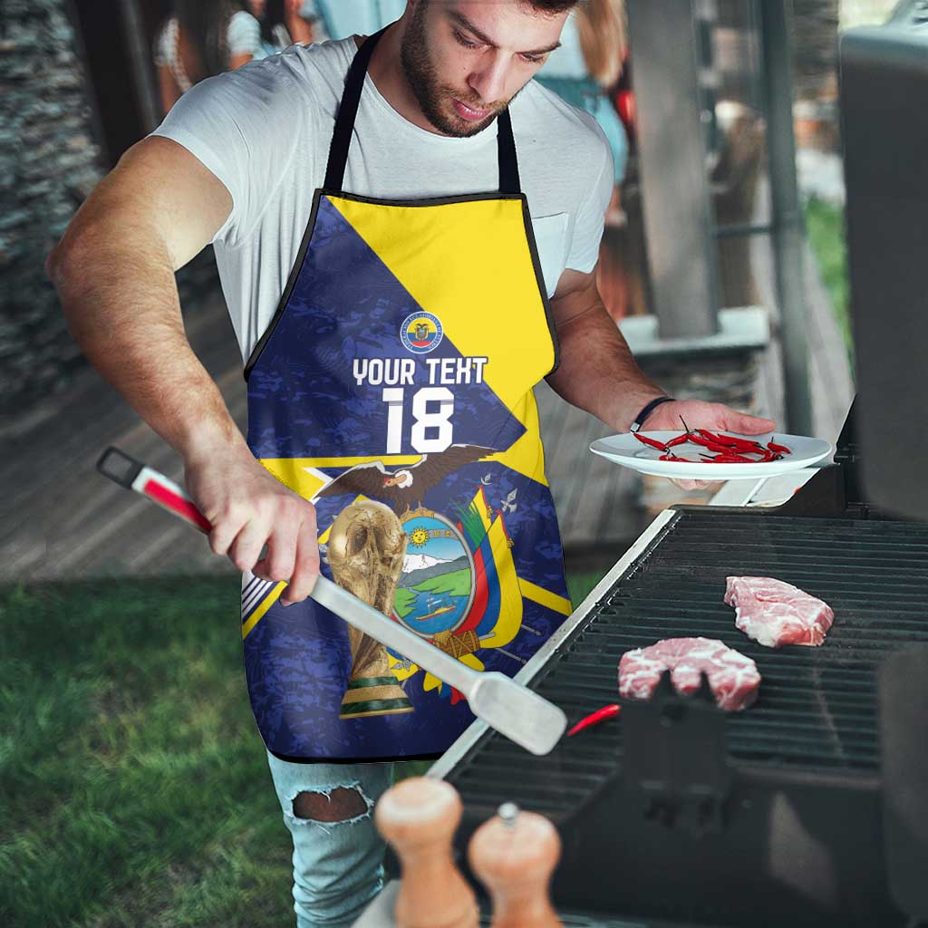Ecuador Football Custom Apron Road To World Cup 2026 - Wonder Print Shop