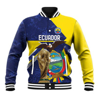Ecuador Football Custom Baseball Jacket Road To World Cup 2026 - Wonder Print Shop