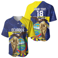 Ecuador Football Custom Baseball Jersey Road To World Cup 2026 - Wonder Print Shop