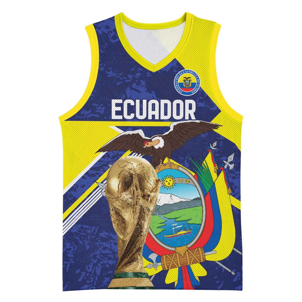 Ecuador Football Custom Basketball Jersey Road To World Cup 2026 - Wonder Print Shop