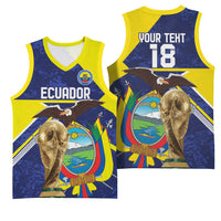 Ecuador Football Custom Basketball Jersey Road To World Cup 2026 - Wonder Print Shop