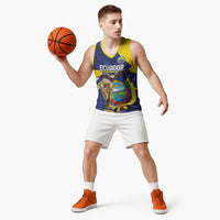 Ecuador Football Custom Basketball Jersey Road To World Cup 2026 - Wonder Print Shop
