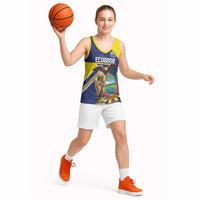 Ecuador Football Custom Basketball Jersey Road To World Cup 2026 - Wonder Print Shop