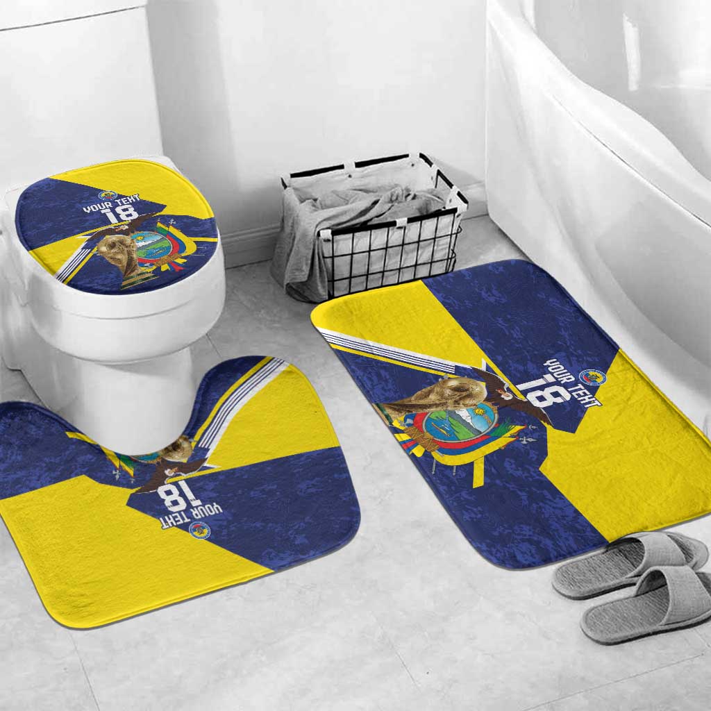 Ecuador Football Custom Bathroom Set Road To World Cup 2026 - Wonder Print Shop