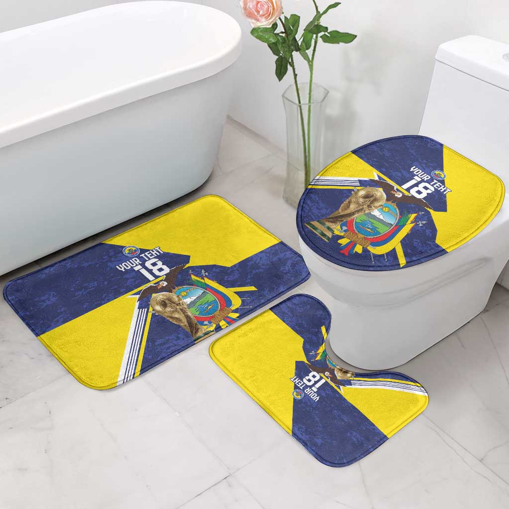 Ecuador Football Custom Bathroom Set Road To World Cup 2026 - Wonder Print Shop