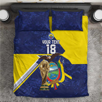 Ecuador Football Custom Bedding Set Road To World Cup 2026 - Wonder Print Shop