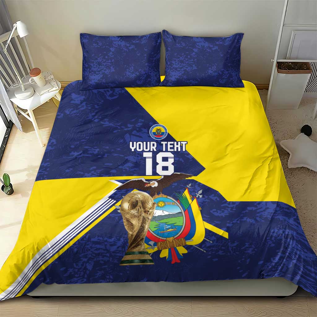 Ecuador Football Custom Bedding Set Road To World Cup 2026 - Wonder Print Shop