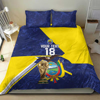 Ecuador Football Custom Bedding Set Road To World Cup 2026 - Wonder Print Shop