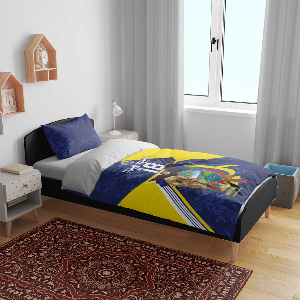 Ecuador Football Custom Bedding Set Road To World Cup 2026 - Wonder Print Shop