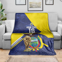 Ecuador Football Custom Blanket Road To World Cup 2026 - Wonder Print Shop