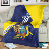 Ecuador Football Custom Blanket Road To World Cup 2026 - Wonder Print Shop