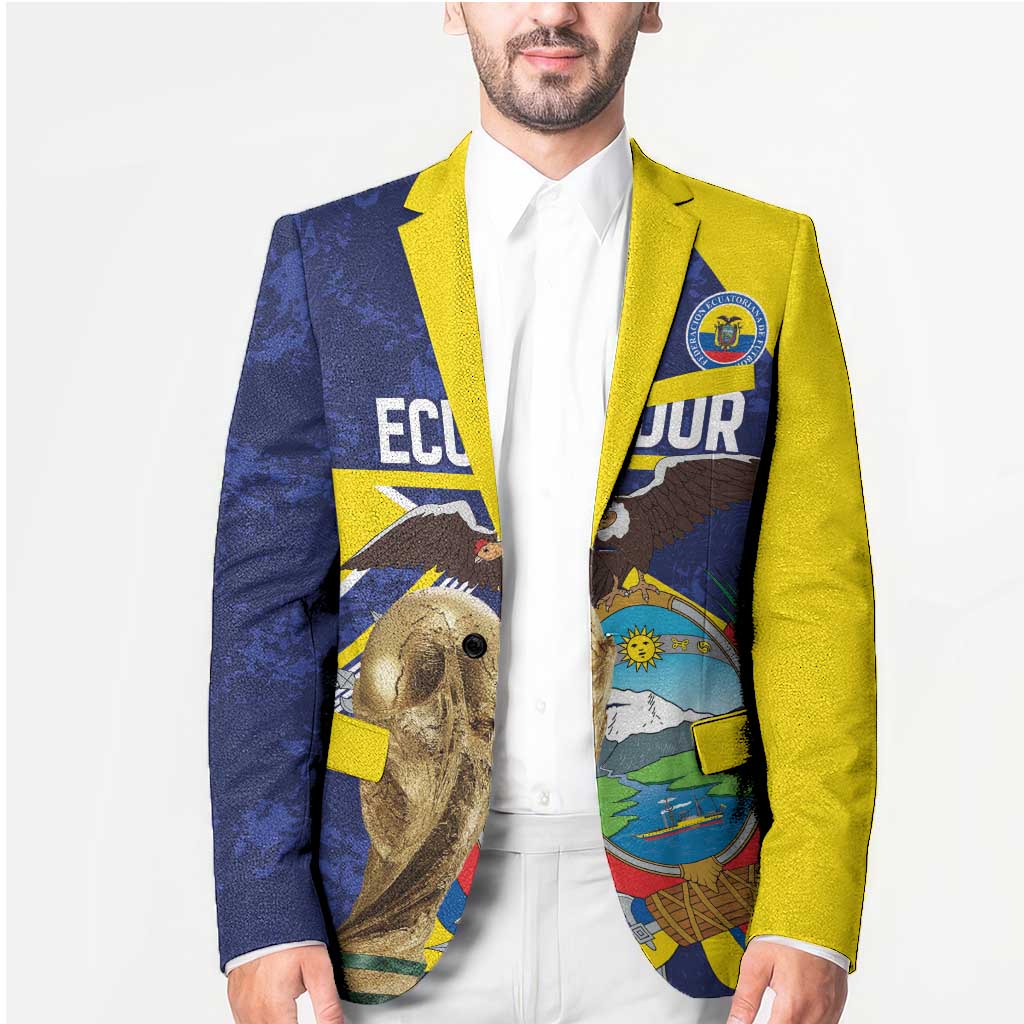 Ecuador Football Custom Blazer Road To World Cup 2026 - Wonder Print Shop