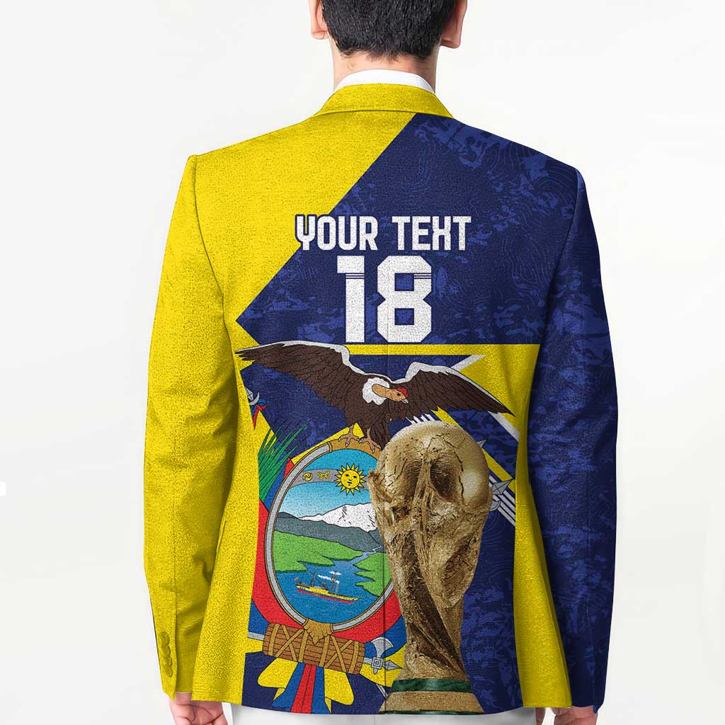 Ecuador Football Custom Blazer Road To World Cup 2026 - Wonder Print Shop