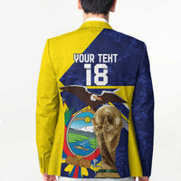 Ecuador Football Custom Blazer Road To World Cup 2026 - Wonder Print Shop