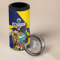 Ecuador Football Custom 4 in 1 Can Cooler Tumbler Road To World Cup 2026 - Wonder Print Shop