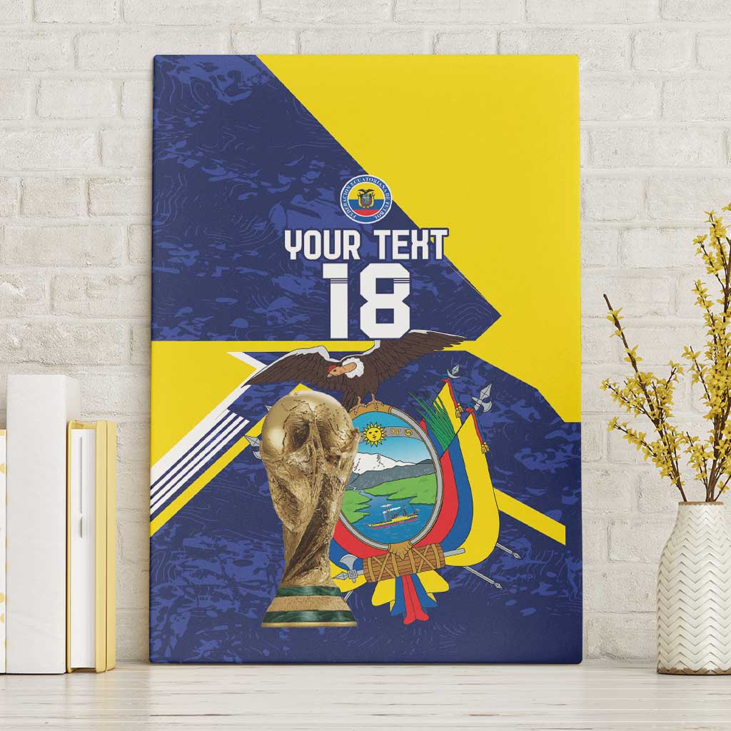 Ecuador Football Custom Canvas Wall Art Road To World Cup 2026 - Wonder Print Shop