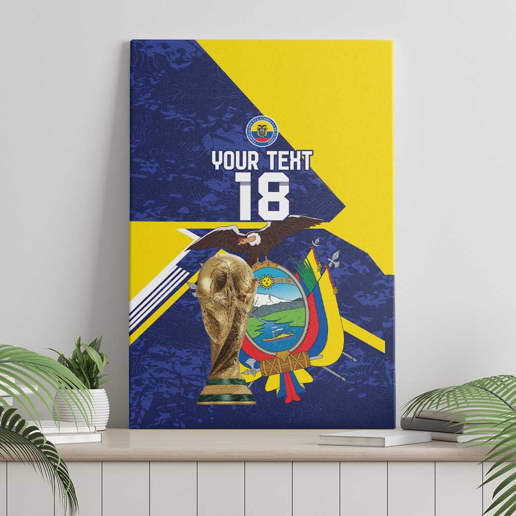 Ecuador Football Custom Canvas Wall Art Road To World Cup 2026 - Wonder Print Shop
