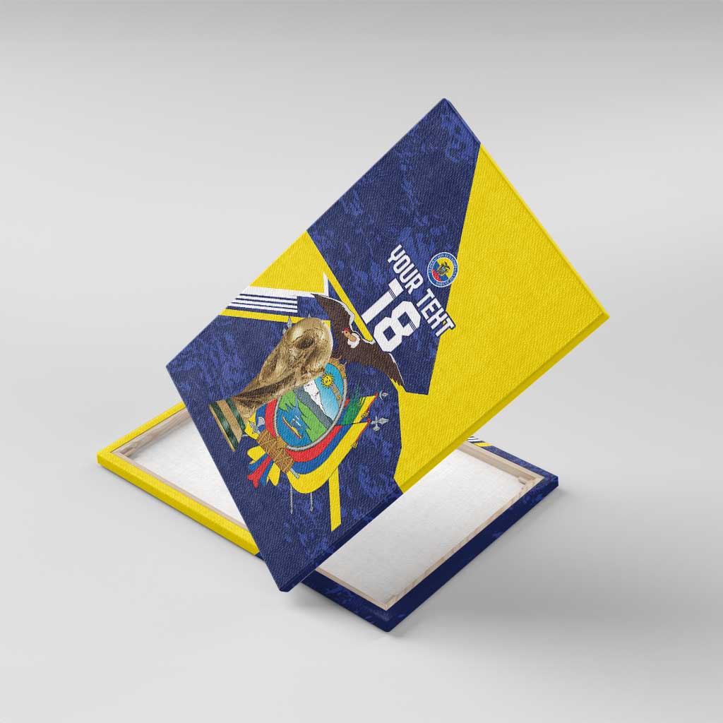 Ecuador Football Custom Canvas Wall Art Road To World Cup 2026 - Wonder Print Shop
