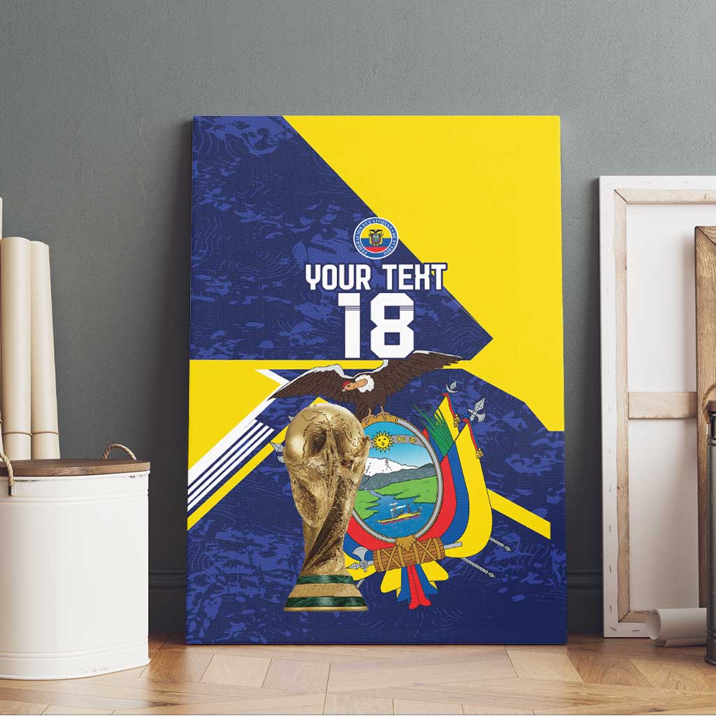 Ecuador Football Custom Canvas Wall Art Road To World Cup 2026 - Wonder Print Shop