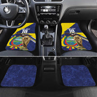 Ecuador Football Custom Car Mats Road To World Cup 2026 - Wonder Print Shop