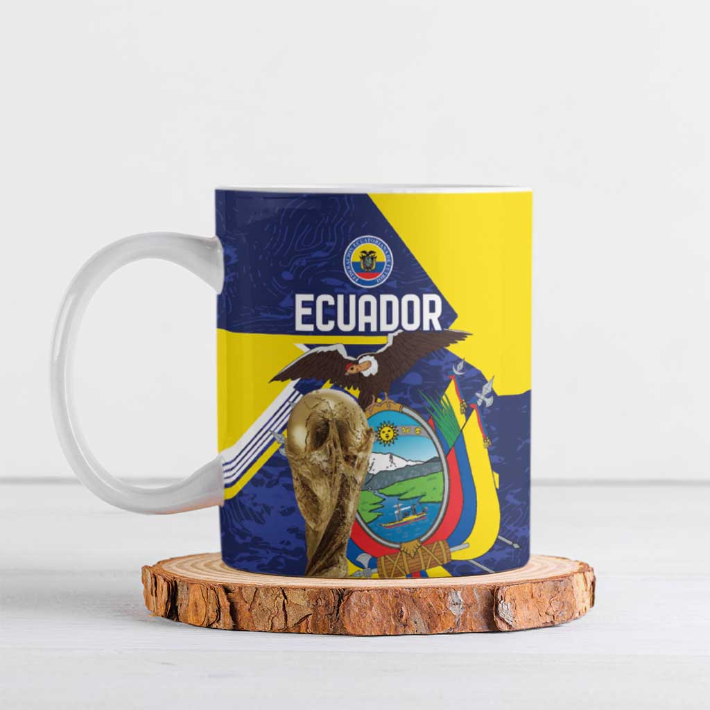 Ecuador Football Custom Ceramic Mug Road To World Cup 2026 - Wonder Print Shop