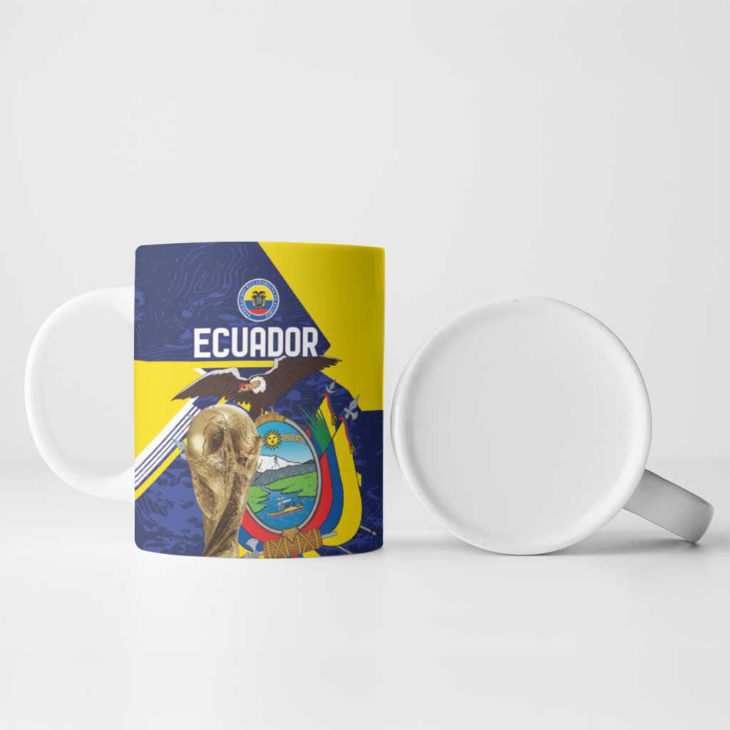Ecuador Football Custom Ceramic Mug Road To World Cup 2026 - Wonder Print Shop
