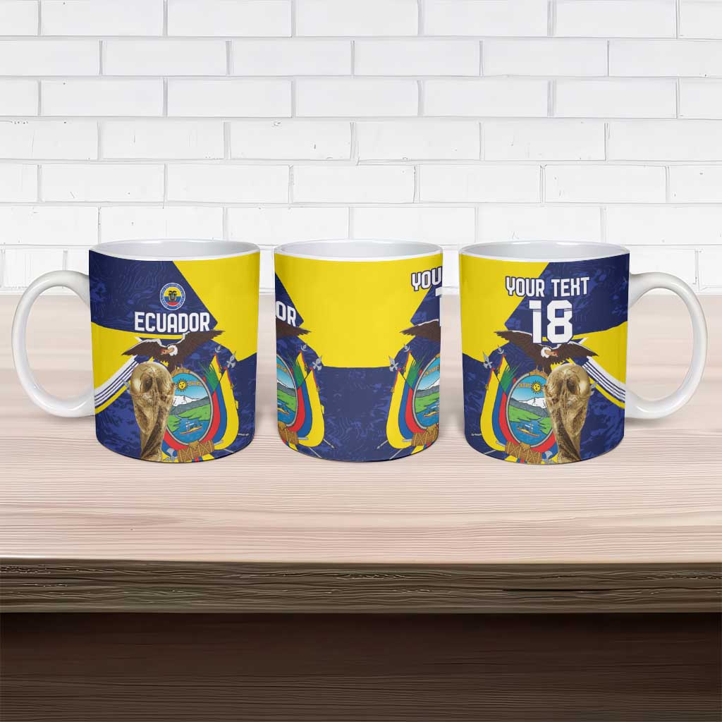 Ecuador Football Custom Ceramic Mug Road To World Cup 2026 - Wonder Print Shop