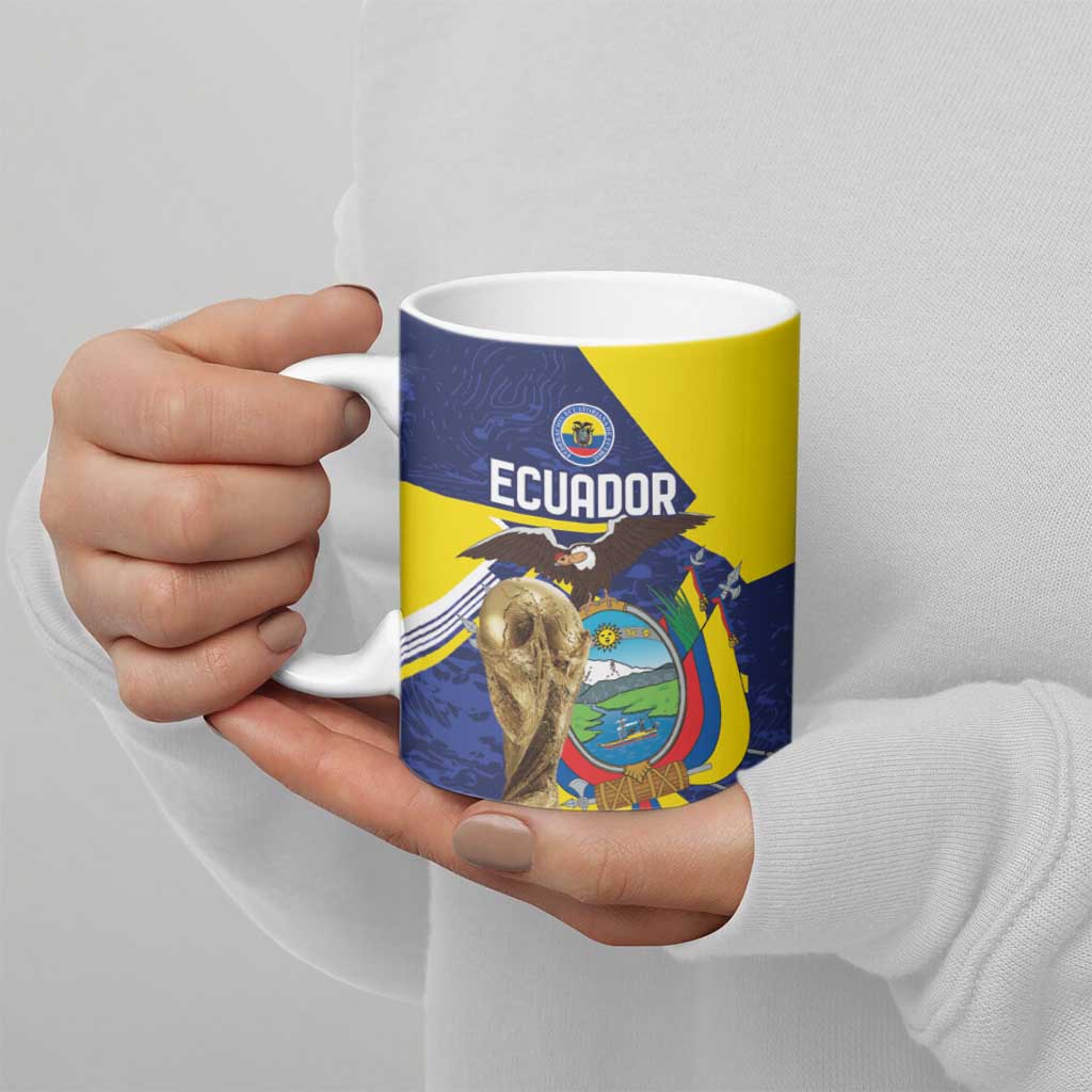 Ecuador Football Custom Ceramic Mug Road To World Cup 2026 - Wonder Print Shop