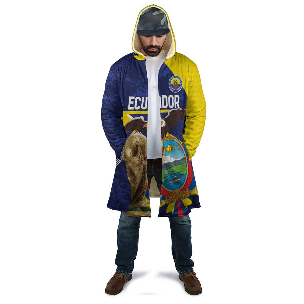 Ecuador Football Custom Cloak Road To World Cup 2026 - Wonder Print Shop