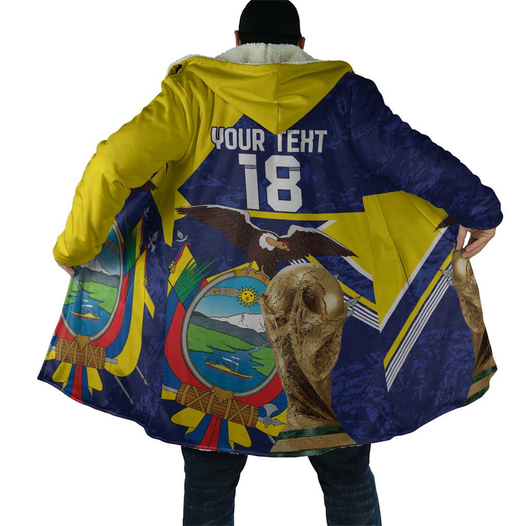 Ecuador Football Custom Cloak Road To World Cup 2026 - Wonder Print Shop