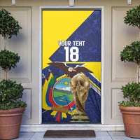 Ecuador Football Custom Door Cover Road To World Cup 2026 - Wonder Print Shop
