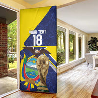 Ecuador Football Custom Door Cover Road To World Cup 2026 - Wonder Print Shop